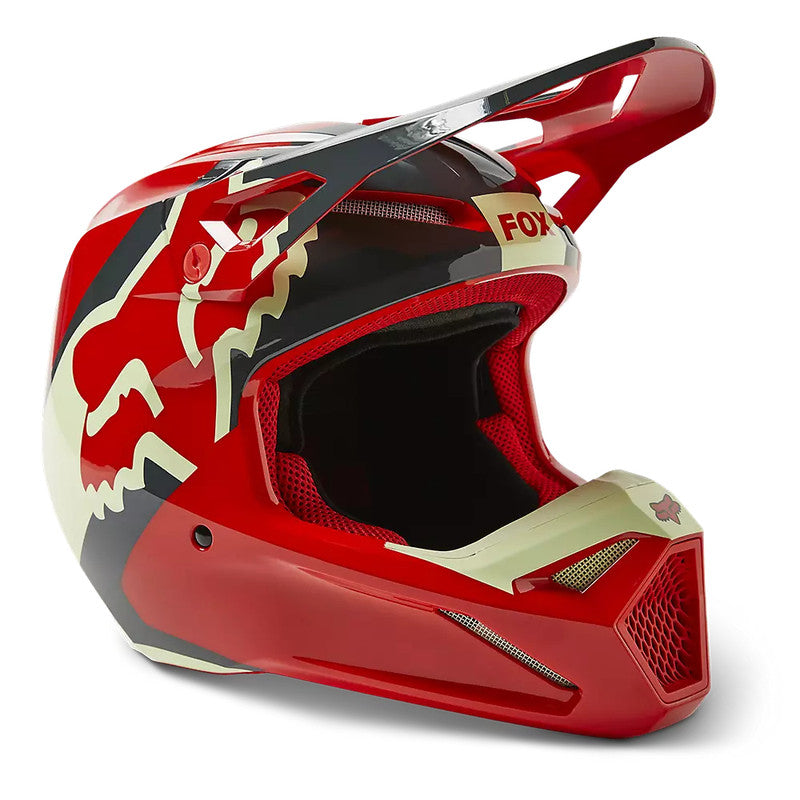 Casco Moto V1 Xpozr Rojo Fox - Rideshop