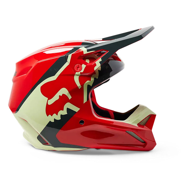 Casco Moto V1 Xpozr Rojo Fox - Rideshop