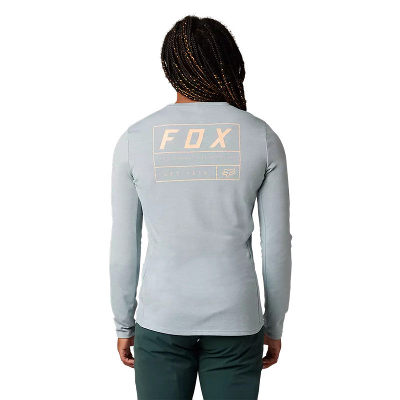 Polera Bicicleta Mujer Manga Larga Ranger Drirelease® Gris Fox - Rideshop