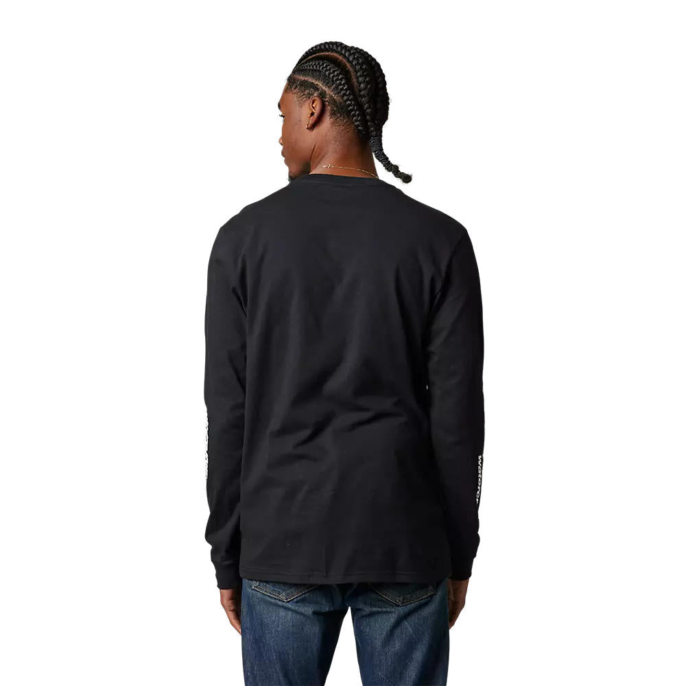 Polera Lifestyle Manga Larga Kawasaki Wet 'N' Wild Negro Fox