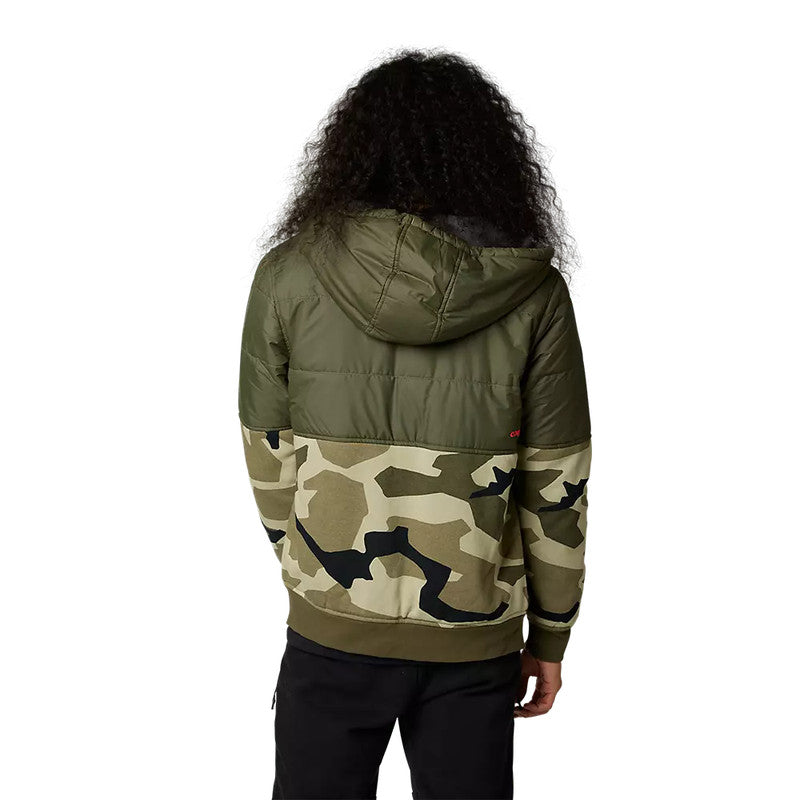 Poleron Lifestyle Lindon Sasquatch Camo Verde Fox