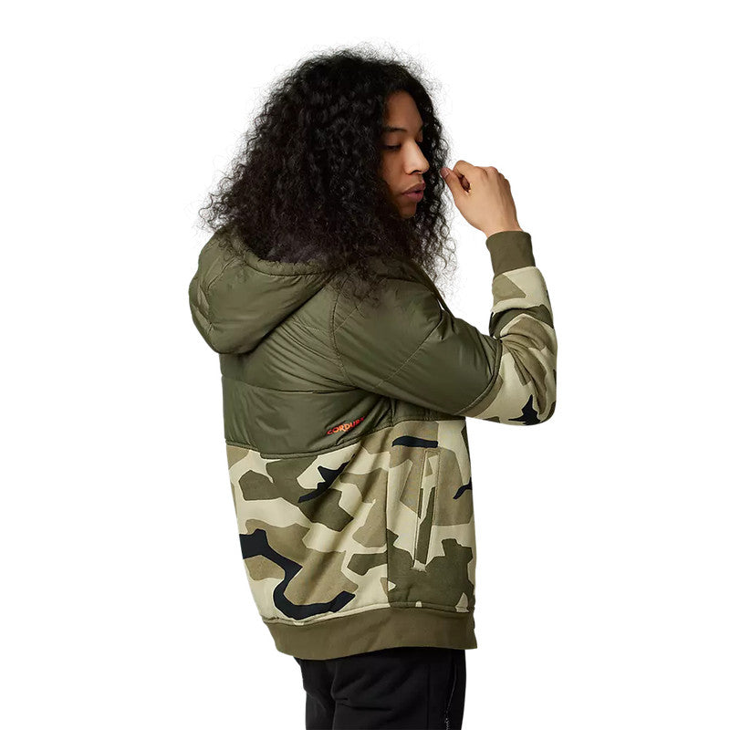 Poleron Lifestyle Lindon Sasquatch Camo Verde Fox