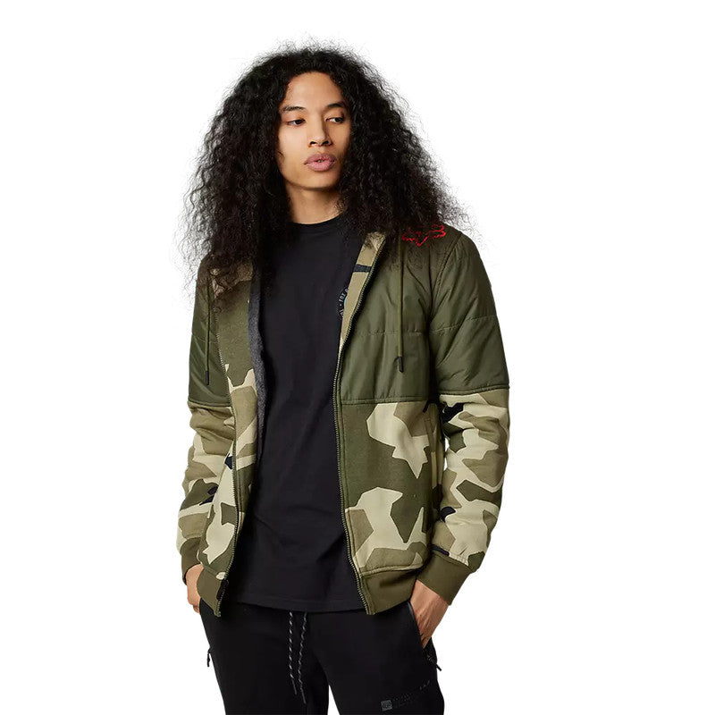 Poleron Lifestyle Lindon Sasquatch Camo Verde Fox
