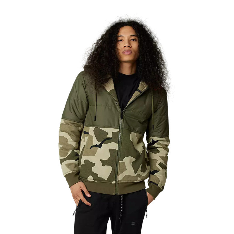 Poleron Lifestyle Lindon Sasquatch Camo Verde Fox