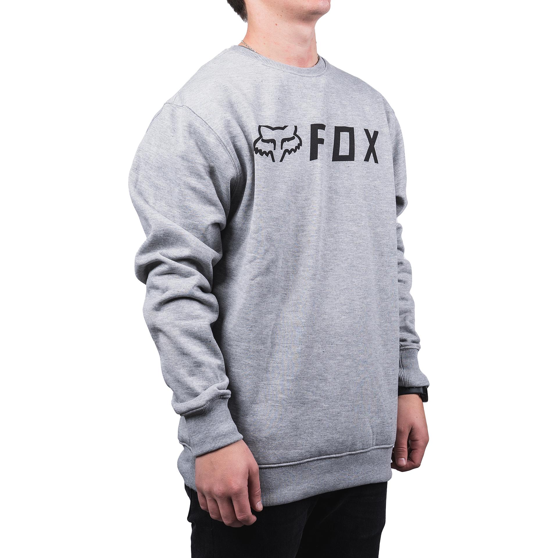 Poleron Lifestyle Refract Crew Gris Fox