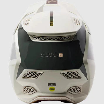 Casco Bicicleta Rampage Pro Carbon MIPS® Blanco/Cafe Fox - Rideshop