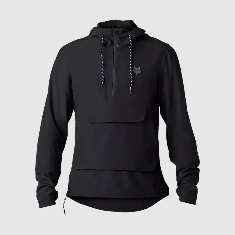 Chaqueta Cortavientos Bicicleta Ranger Negro Fox - Rideshop
