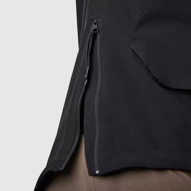 Chaqueta Cortavientos Bicicleta Ranger Negro Fox - Rideshop
