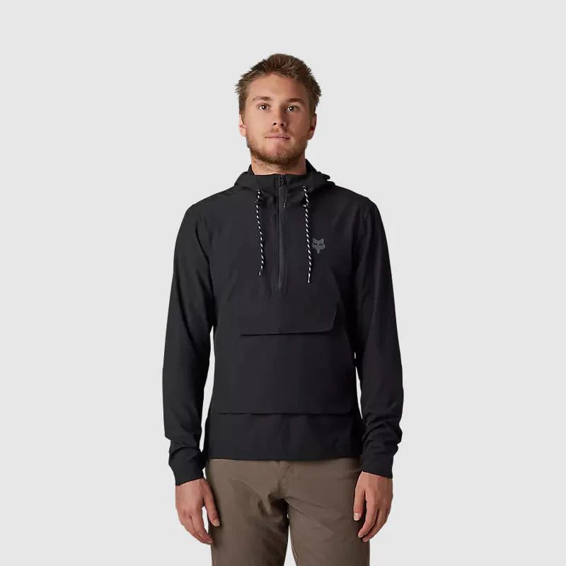 Chaqueta Cortavientos Bicicleta Ranger Negro Fox - Rideshop