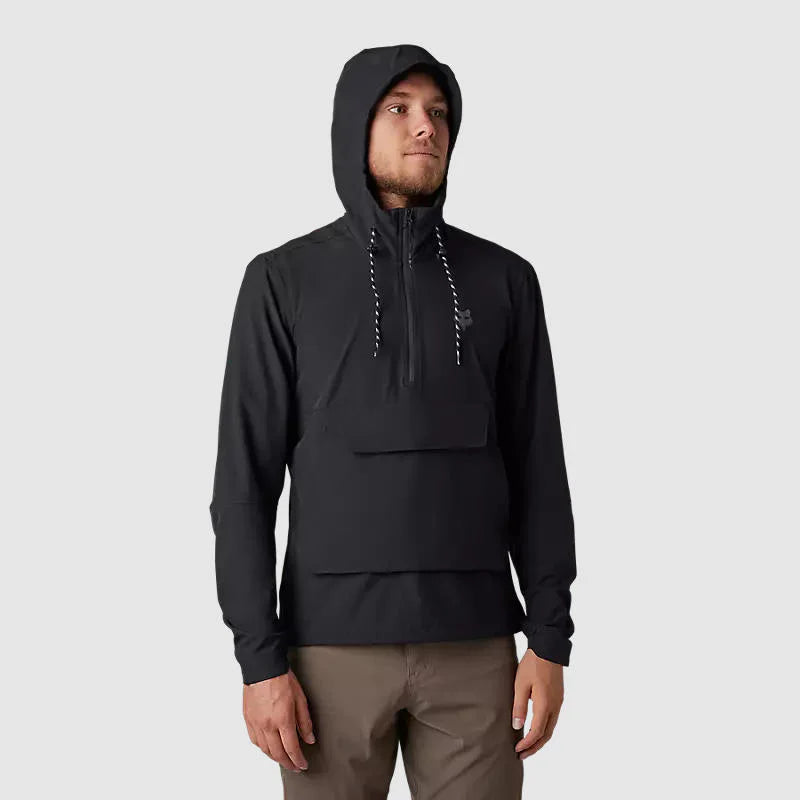 Chaqueta Cortavientos Bicicleta Ranger Negro Fox - Rideshop