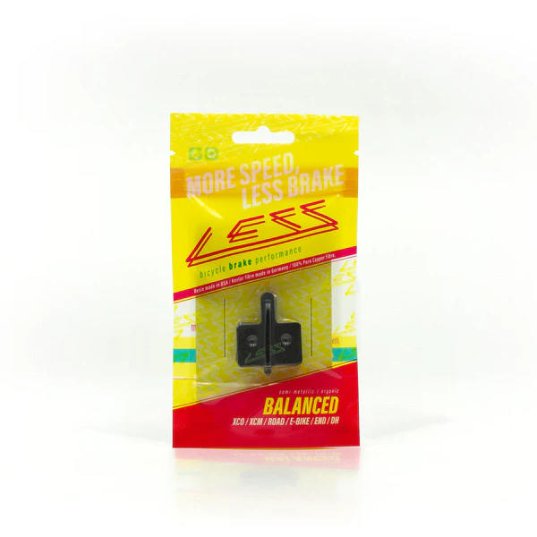 Pastillas Freno Bicicleta Balanced 611 Shimano Deore, TRP, Tektro LESS BRAKES