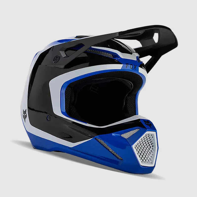 Casco Moto Fox V1 Nitro Azul