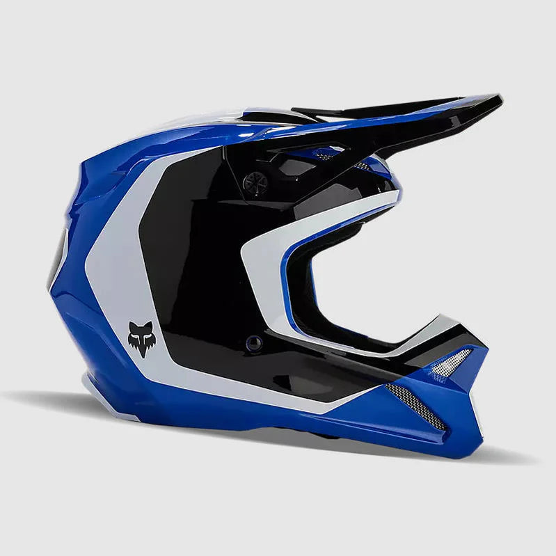 Casco Moto Fox V1 Nitro Azul