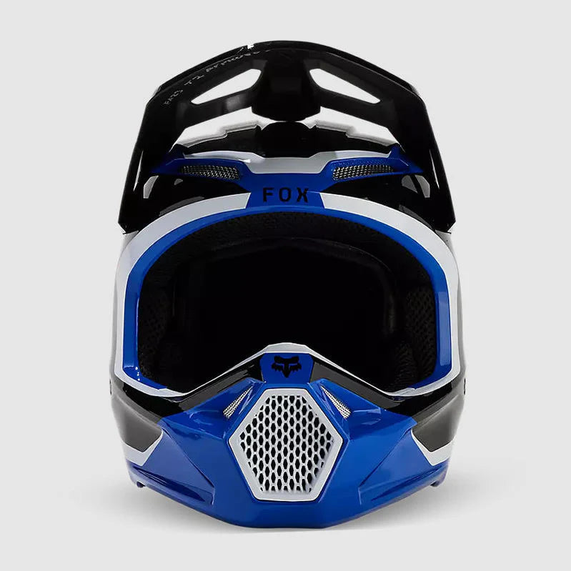 Casco Moto Fox V1 Nitro Azul