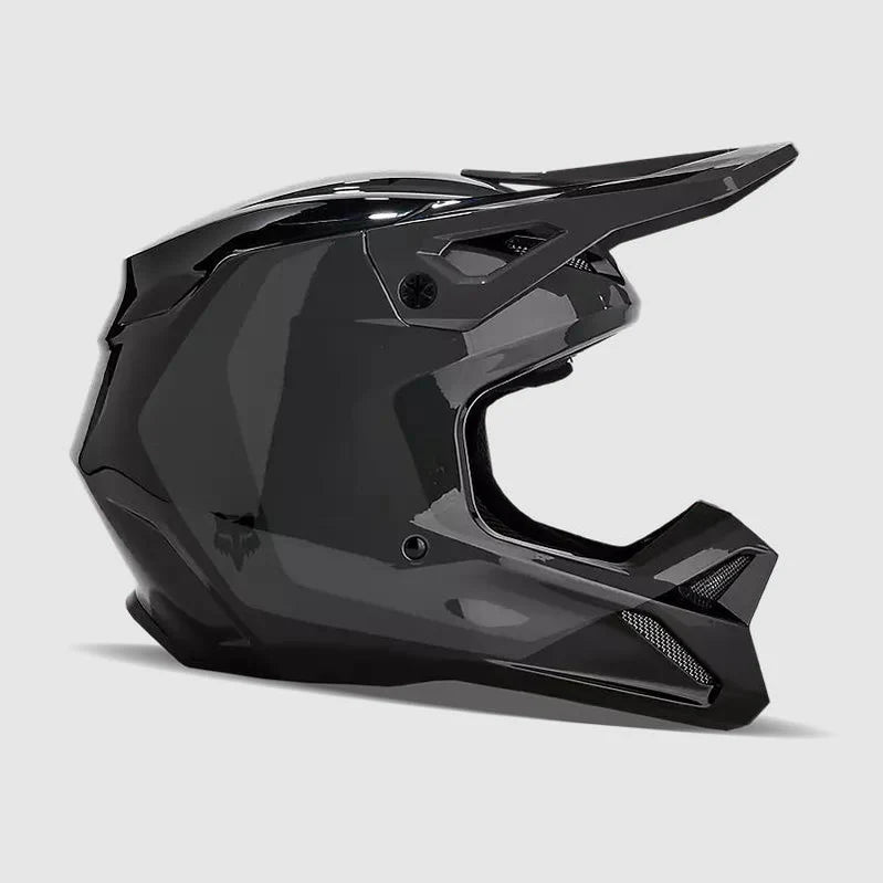 Casco Moto Fox V1 Solid Negro