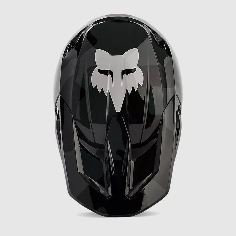 Casco Moto V1 Fox BNKR Negro