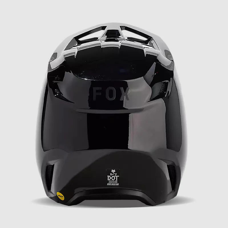 Casco Moto Fox V1 Solid Negro