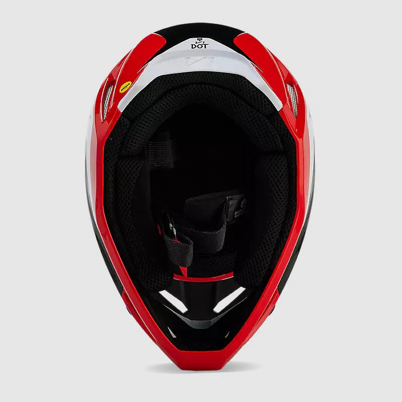 Casco Moto Fox V1 Nitro Rojo