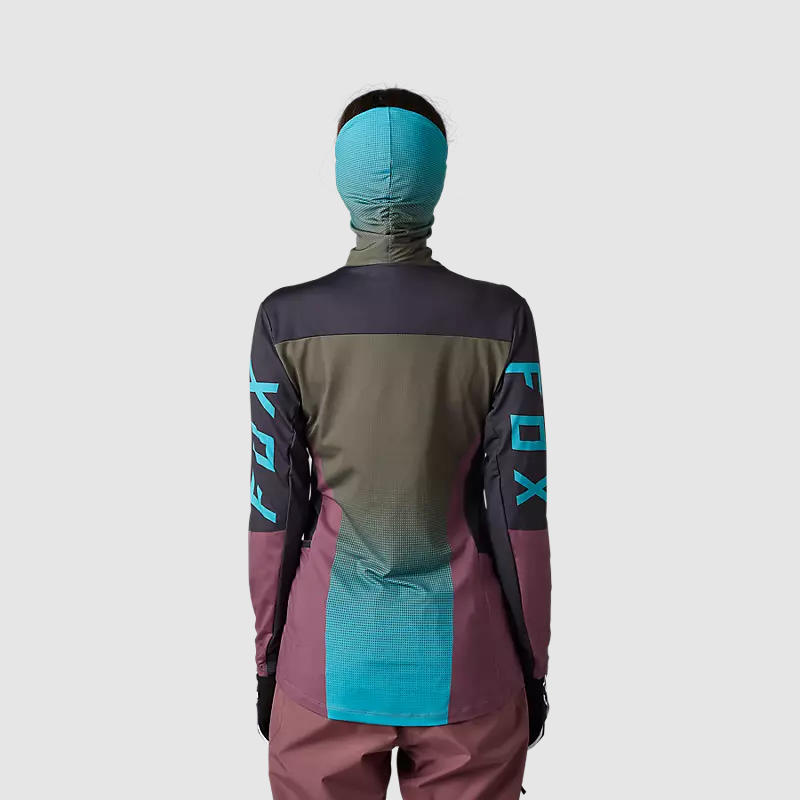Polera Moto Mujer Ranger Drive Krux SXS Con Cuello Café Fox