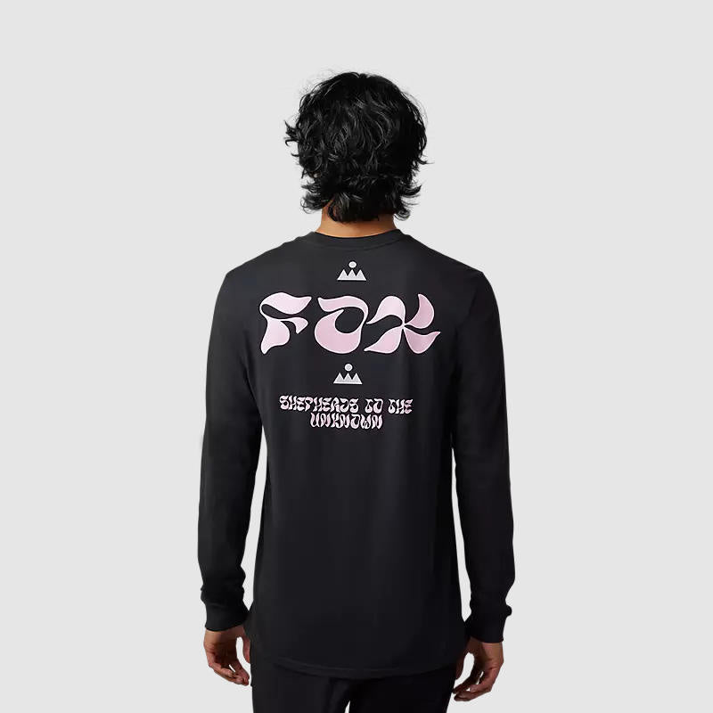 Polera Lifestyle Zonify Manga Larga Negro Fox