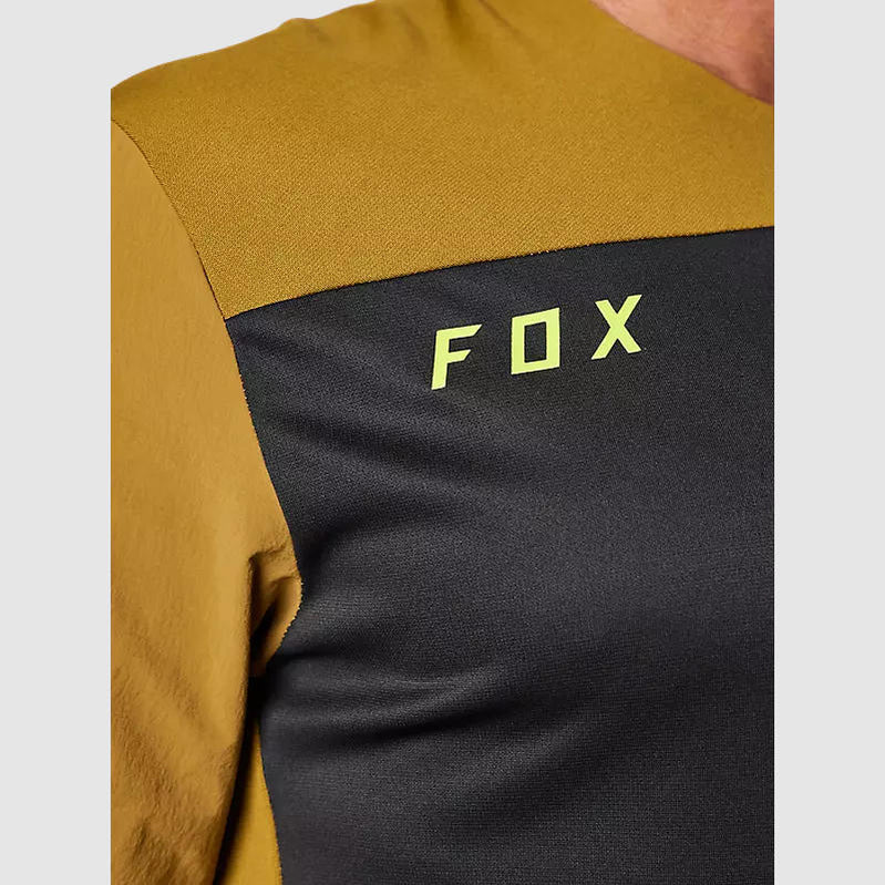 Polera Moto Fox Defend Offroad Camel