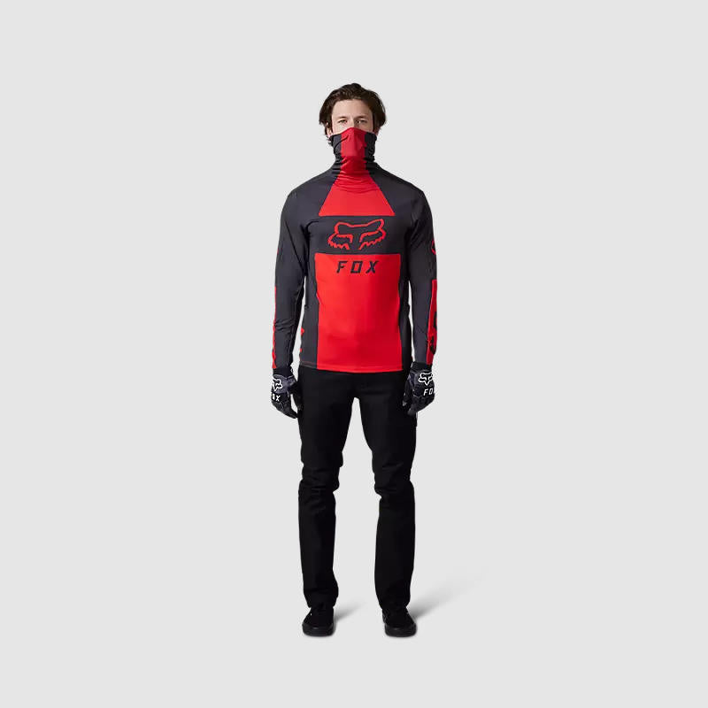 Polera Moto Ranger Drive Krux SXS Con Cuello Rojo Fox
