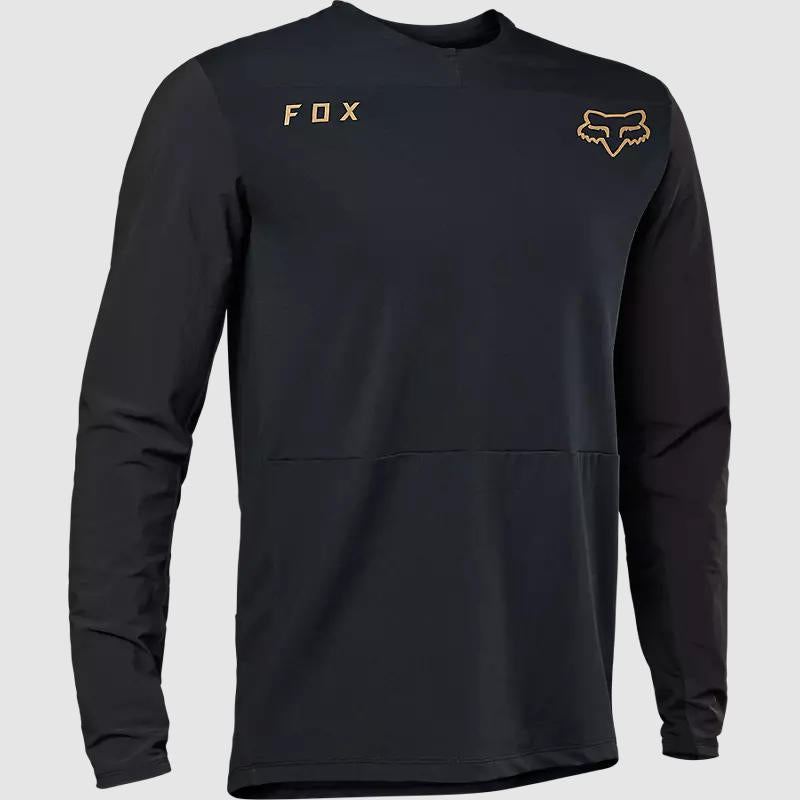 Polera Moto Defend Offroad Negro Fox