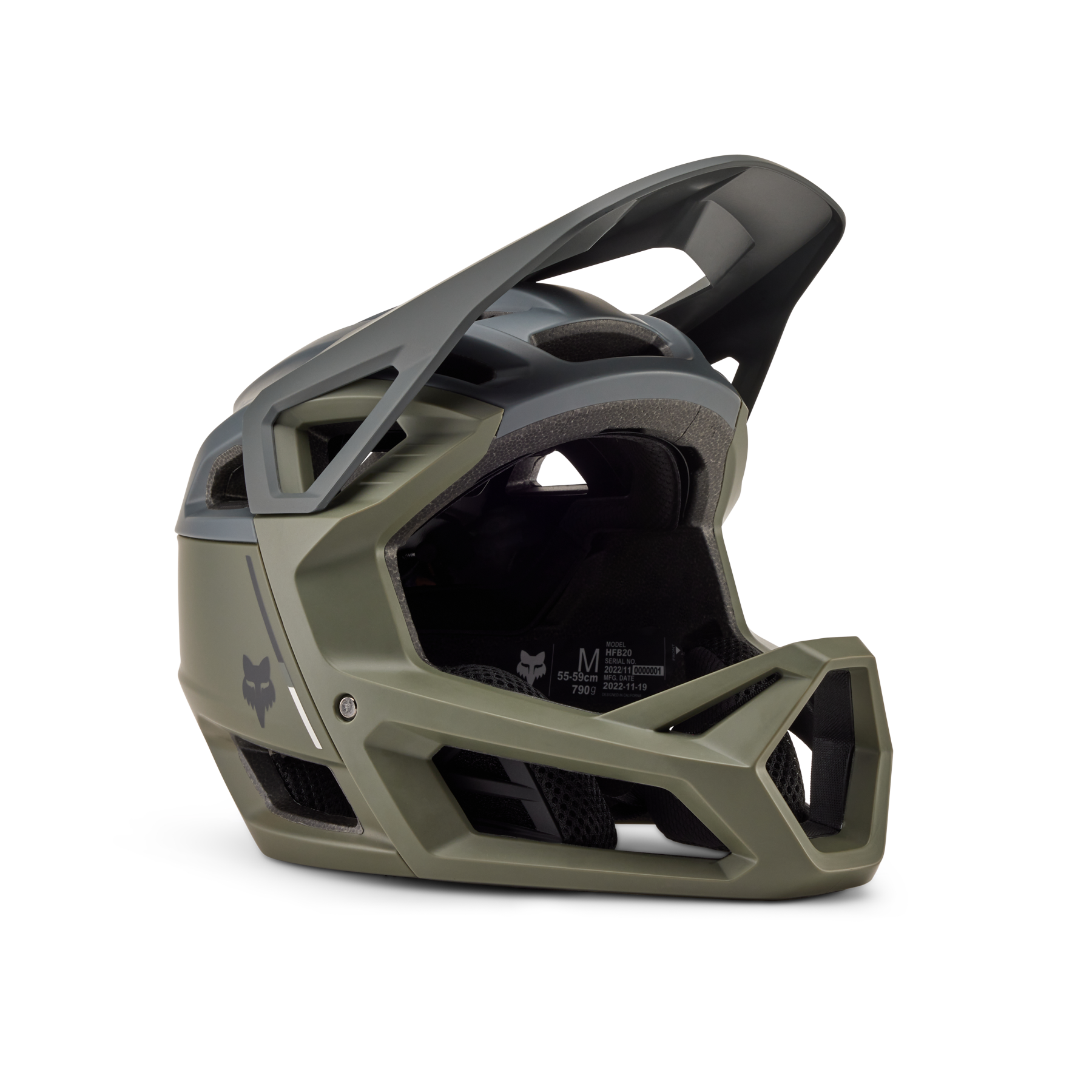 Casco Bicicleta New Proframe Clyzo Verde Oliva Fox - Rideshop