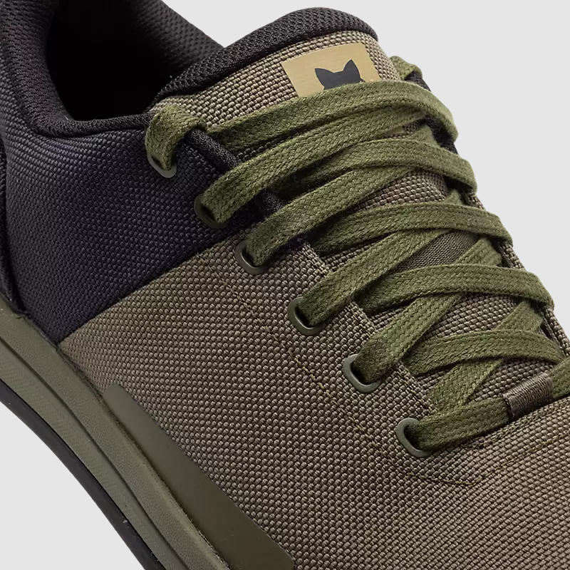 Zapatillas Bicicleta Union Canvas Verde Oliva Fox