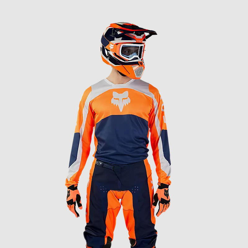 Polera Moto 180 Nitro Naranjo Fluor Fox