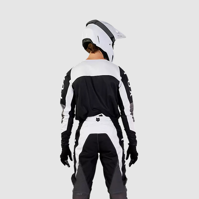 Polera Moto 180 Nitro Negro/Gris Claro Fox