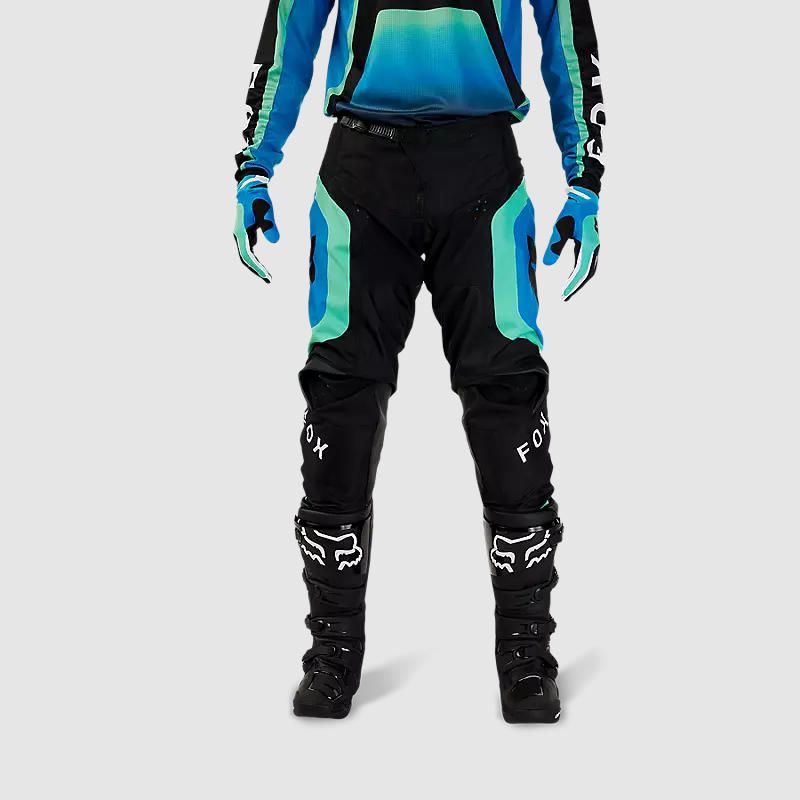Pantalon Moto 180 Ballast Negro/Azul Fox