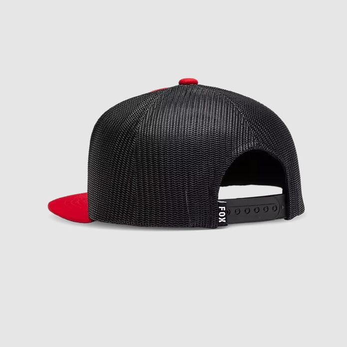 Gorro Jockey Fox Lifestyle Niño Absolute Mesh Snapback Rojo - Rideshop