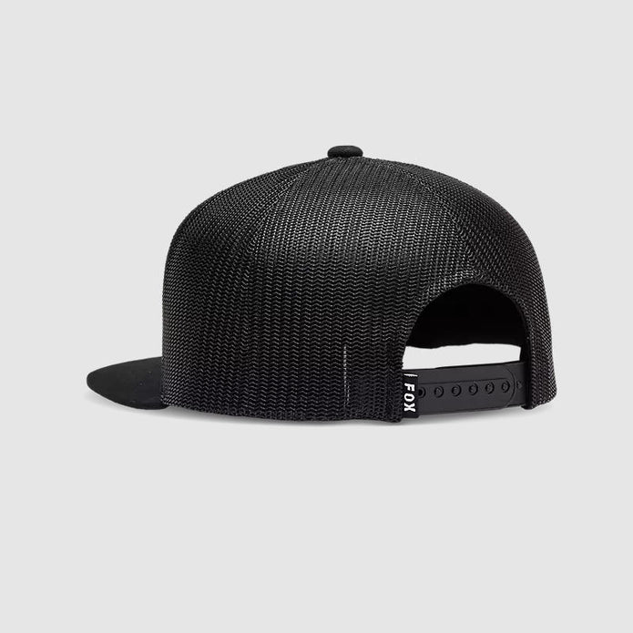 Gorro Jockey Fox Lifestyle Niño Absolute Mesh Snapback Negro - Rideshop