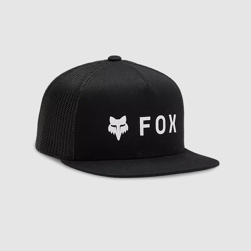 Gorro Jockey Fox Lifestyle Niño Absolute Mesh Snapback Negro - Rideshop