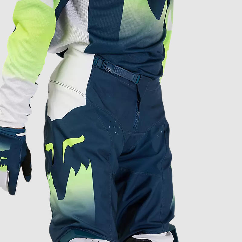 Pantalon Moto 180 Flora Azul Petroleo Fox