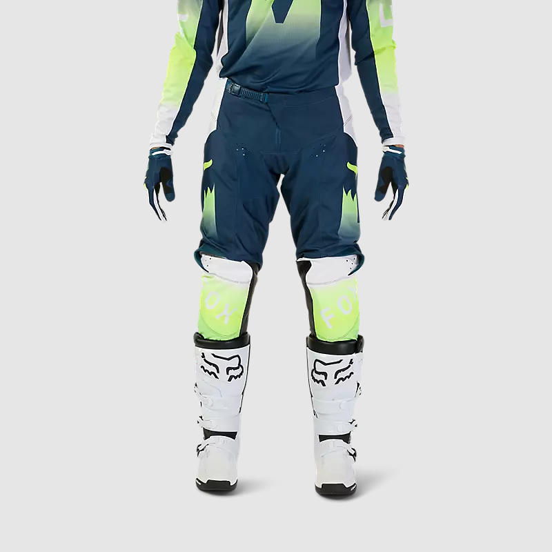 Pantalon Moto 180 Flora Azul Petroleo Fox