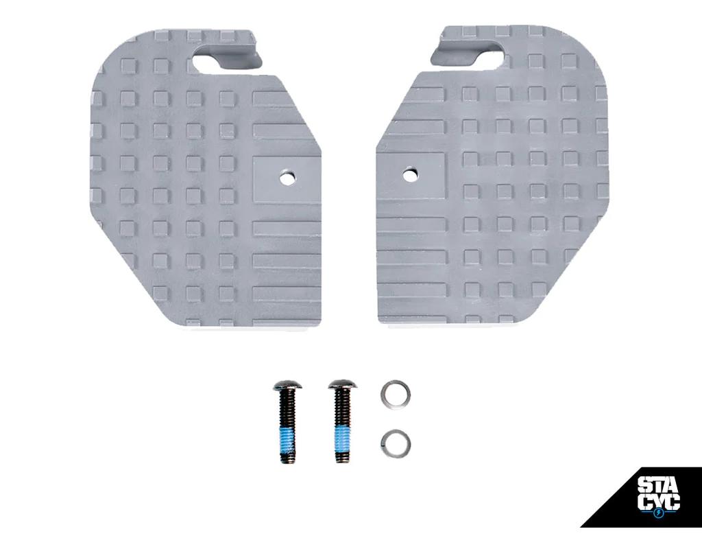 Base Apoyo Pies Moto Electrica Gris Stacyc