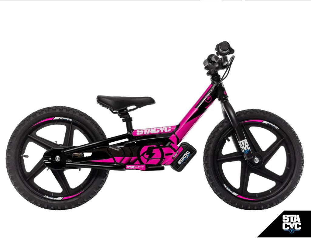 Grafica Moto Electrica Aro 16 Rosado 2.0 Stacyc