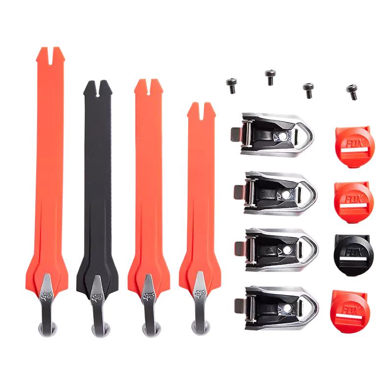 Repuesto Bota Moto Instinct Strap Kit 22 Rojo Fluor Fox