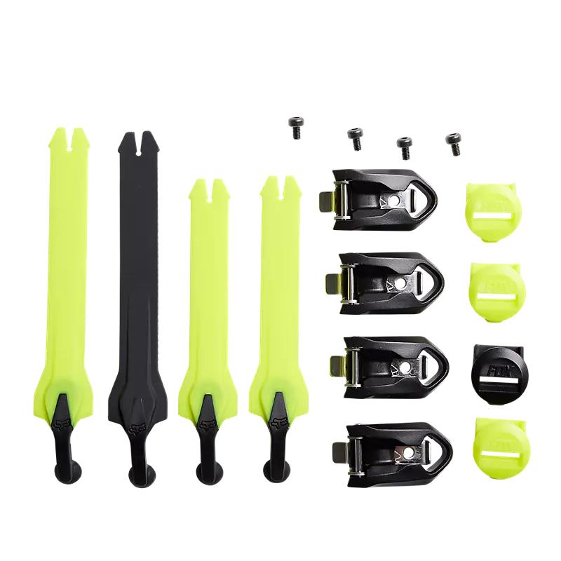 Repuesto Bota Moto Comp Strap Kit 22 Amarillo Fluor Fox
