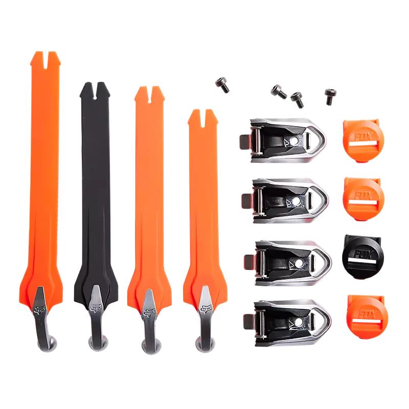 Repuesto Bota Moto Instinct Strap Kit 22 Naranjo Fluor Fox