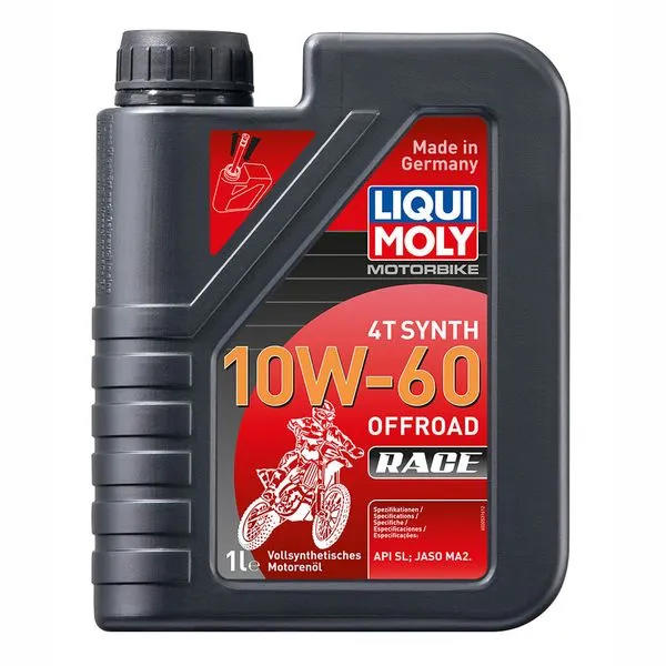 Aceite de Motor Moto 4T 10W60 Off Road Race Liqui Moly