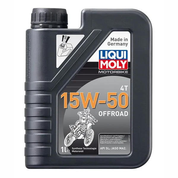 Aceite de Motor Moto 4T 15W50 Off Road Liqui Moly