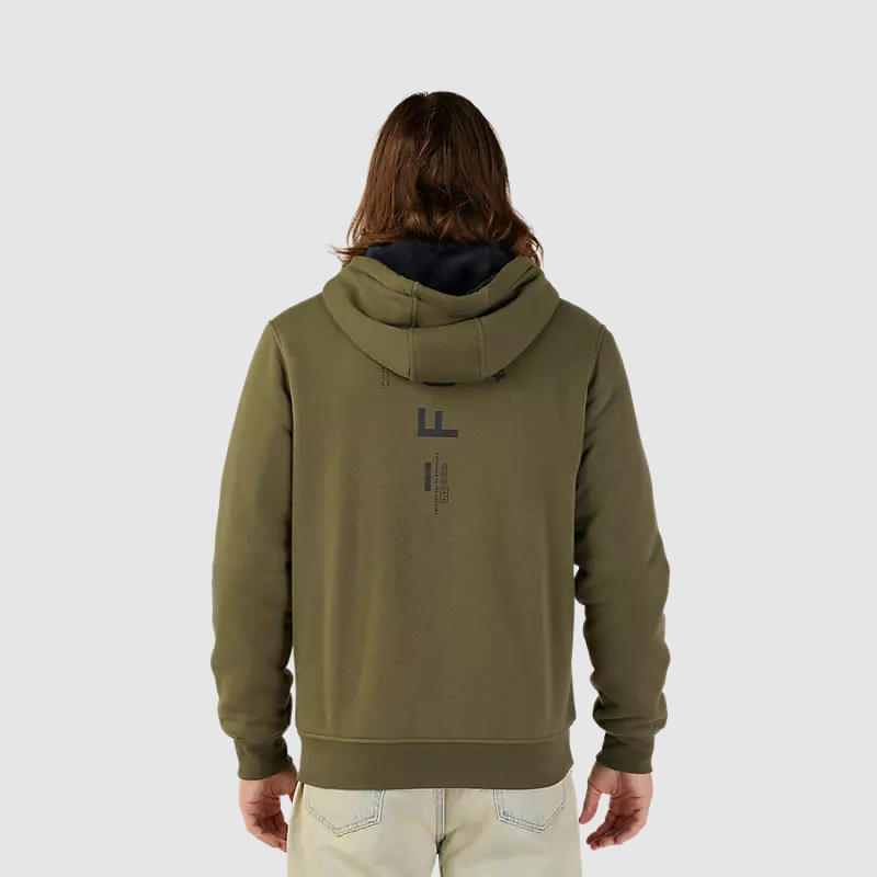 Poleron Lifestyle Dynamic Sasquatch Zip Verde Oliva Fox
