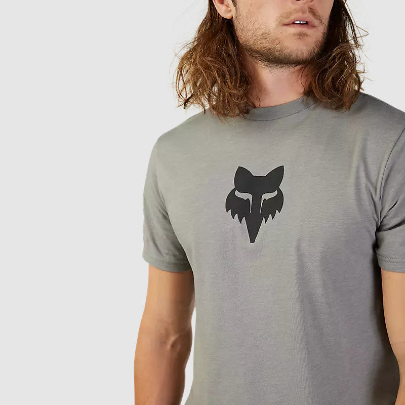 Polera Lifestyle Fox Head Premium Gris Fox