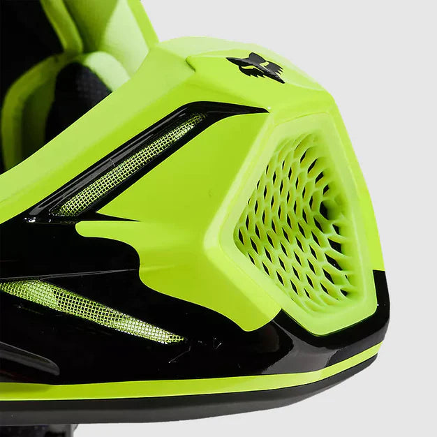 Casco Moto Fox V3 Revise | Rojo-Amarillo - Rideshop