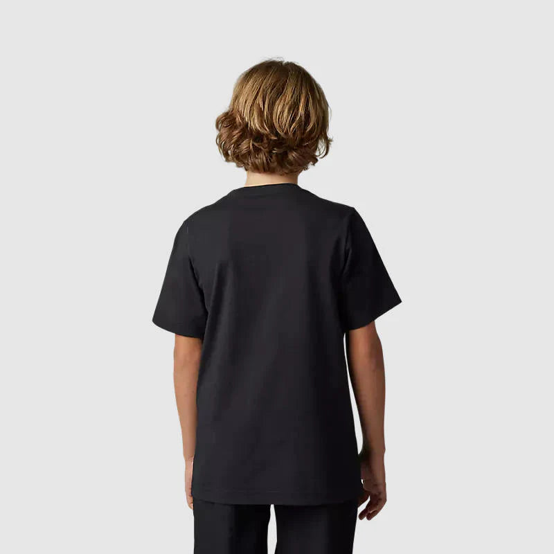 Polera Lifestyle Niño Kawasaki Negro Fox - Rideshop