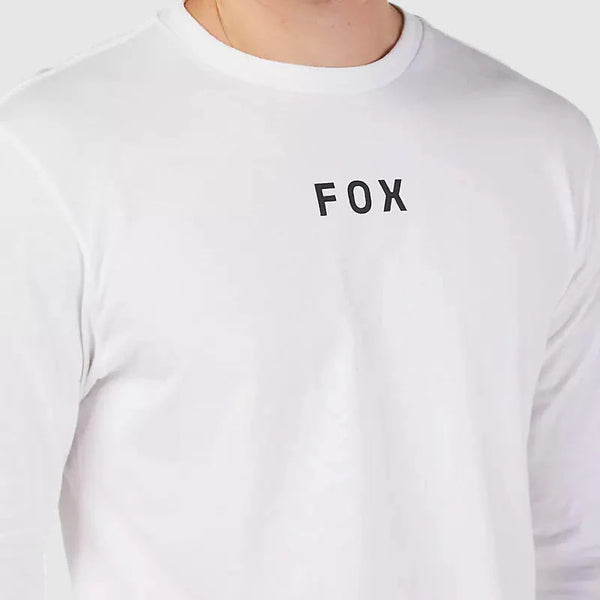 Polera Lifestyle Flora Premium Manga Larga Blanco Fox - Rideshop