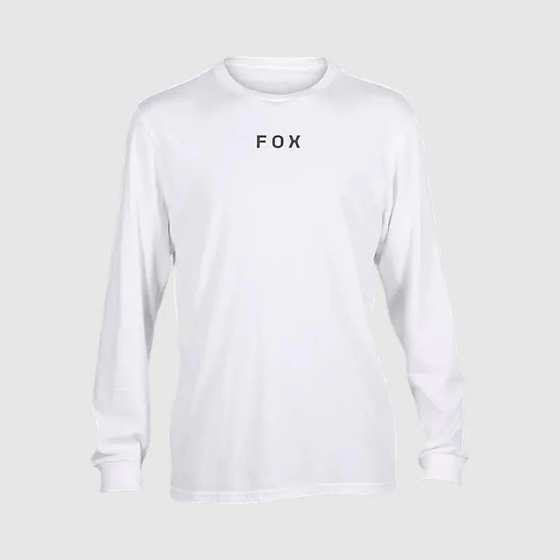 Polera Lifestyle Flora Premium Manga Larga Blanco Fox - Rideshop